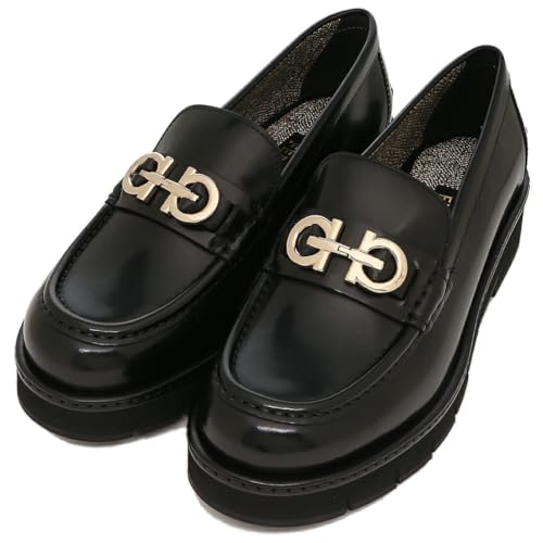 フェラガモ　モカシン　ブラック サルバトーレフェラガモ Salvatore Ferragamo ローファー